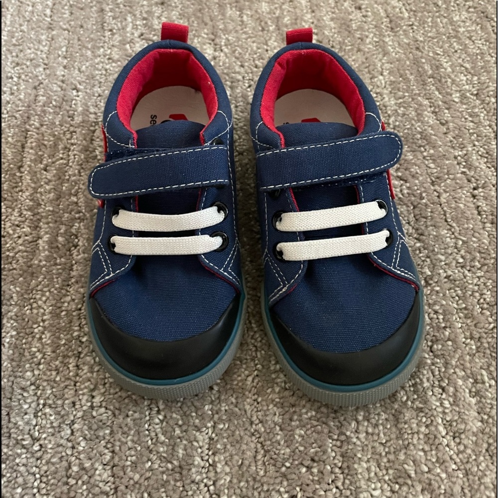 See Kai Run blue and red sneakers, NIB